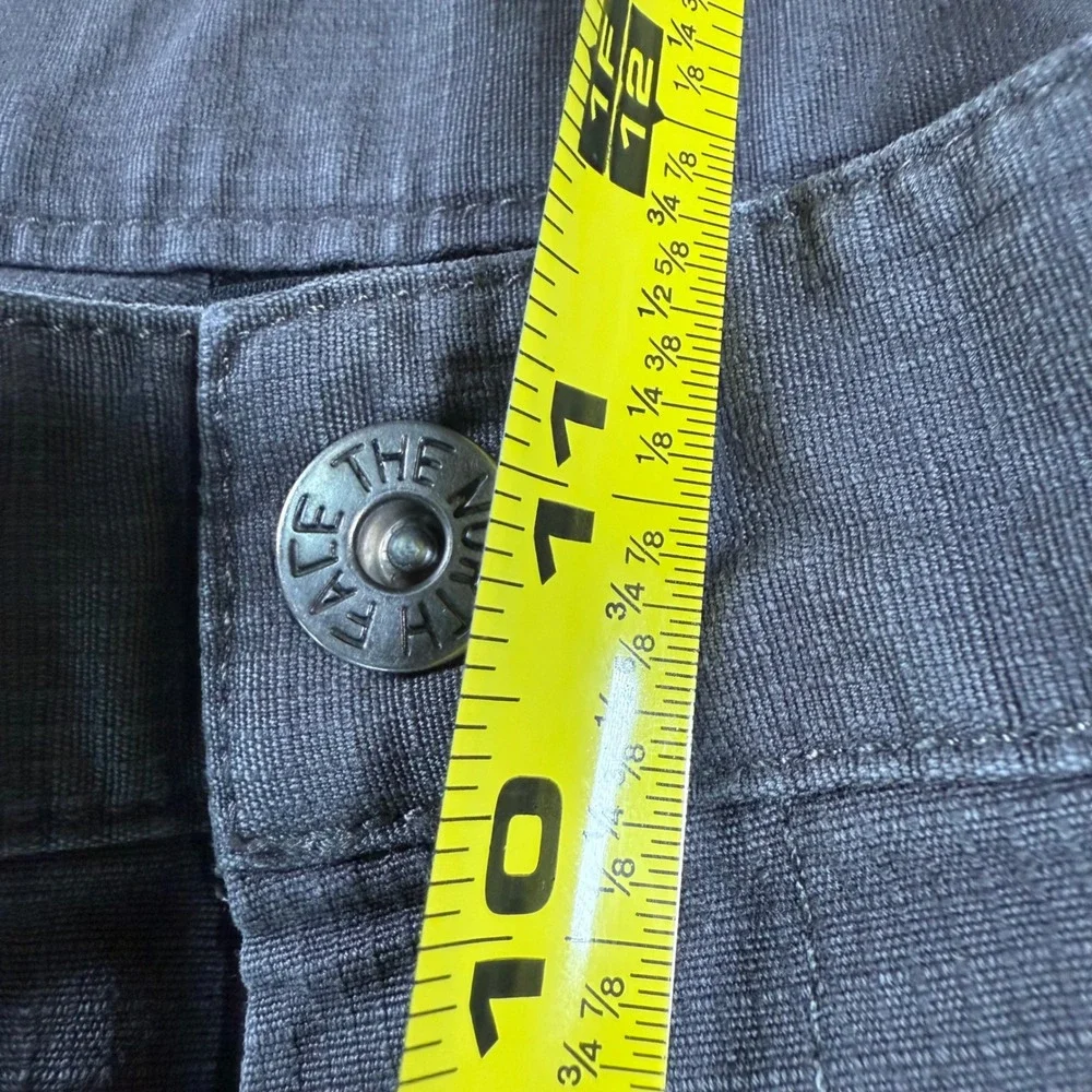 Vintage North‎ Face Mens 34 Gray Ripstop Hiking Canvas Pants Regular Fit Casual